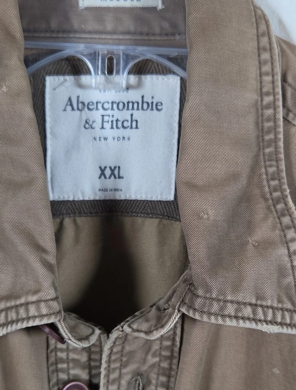 Abercrombie & Fitch Men’s Khaki Field Jacket
